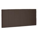 Ver imagem 2 de Cabeceira Suspensa Solteiro 90cm Suede Ravenna Marrom