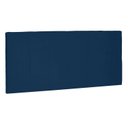 Ver imagem 2 de Cabeceira Suspensa Casal 140cm Suede Ravenna Azul