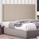 Ver imagem 1 de Cabeceira Suspensa Queen 160cm Suede Ravenna Bege