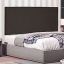 Ver imagem 1 de Cabeceira Suspensa Queen 160cm Suede Ravenna Marrom