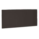 Ver imagem 2 de Cabeceira Suspensa Queen 160cm Suede Ravenna Marrom