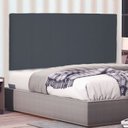 Ver imagem 1 de Cabeceira Suspensa Queen 160cm Suede Ravenna Cinza