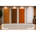 Ver imagem 6 de Folha de Porta Lisa 210x80 com Reforço Fechadura 2 Lados:Mogno