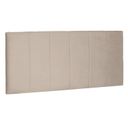 Ver imagem 2 de Cabeceira Suspensa King 195Cm Suede Ravenna Bege