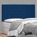 Ver imagem 1 de Cabeceira Suspensa Solteiro 90cm Suede Tania Azul