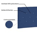 Ver imagem 4 de Cabeceira Suspensa Solteiro 90cm Suede Tania Azul