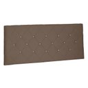 Ver imagem 2 de Cabeceira Suspensa Solteiro 90cm Suede Tania Marrom