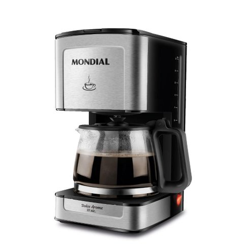 Cafeteira Elétrica Mondial Dolce Arome C-44-32x-si Preto/inox 220v