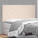 Ver imagem 1 de Cabeceira Suspensa Casal 140cm Suede Tania Bege