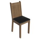 Ver imagem 7 de Conjunto Sala de Jantar Mesa Tampo de Madeira 4 Cadeiras Rustic/preto Marilyn Madesa