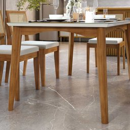 Conjunto Mesa Monalisa com 6 Cadeiras Rainha - Nesher - 7