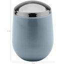 Ver imagem 2 de Porta Algodão Cotonete Pote Para Pia Banheiro Bancada Belly Azul Glacial