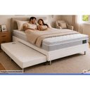Ver imagem 3 de Cama Box c/Aux Crc Casal +Colchão Anatômico Ortopédico Magnum Hellen -