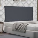 Ver imagem 1 de Cabeceira Suspensa Queen 160cm Suede Veneza Cinza