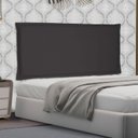 Ver imagem 1 de Cabeceira Suspensa Queen 160cm Suede Veneza Preto