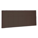 Ver imagem 2 de Cabeceira Suspensa Solteiro 90cm Suede Verona Marrom