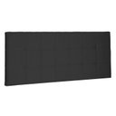 Ver imagem 2 de Cabeceira Suspensa Solteiro 90cm Suede Verona Preto