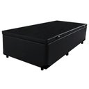 Ver imagem 4 de Cama Box Baú Solteirão Sintético Preto 96x203x40 Empório Mathias