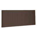 Ver imagem 2 de Cabeceira Suspensa Queen 160cm Suede Verona Marrom