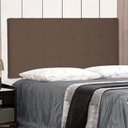 Ver imagem 1 de Cabeceira Suspensa Queen 160cm Suede Verona Marrom