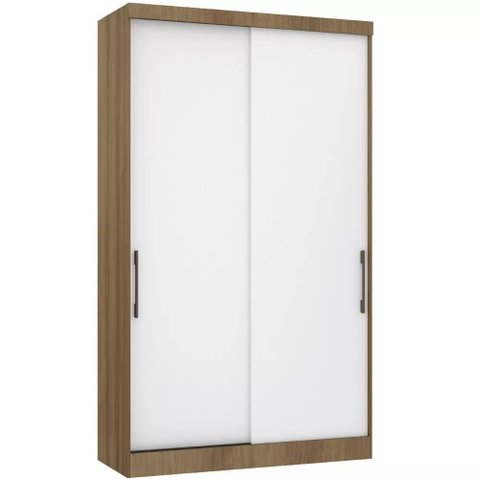 Guarda-roupa Modulado 134,5cm 2 Portas de Correr 3 Gavetas Paris Luciane