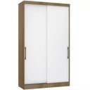Ver imagem 1 de Guarda-roupa Modulado 134,5cm 2 Portas de Correr 3 Gavetas Paris Luciane
