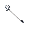 Chave de Ferro 30cm para Assentamento - 2