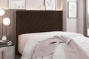 Ver imagem 1 de Cabeceira Queen Suede 160cm Esmeralda Marrom