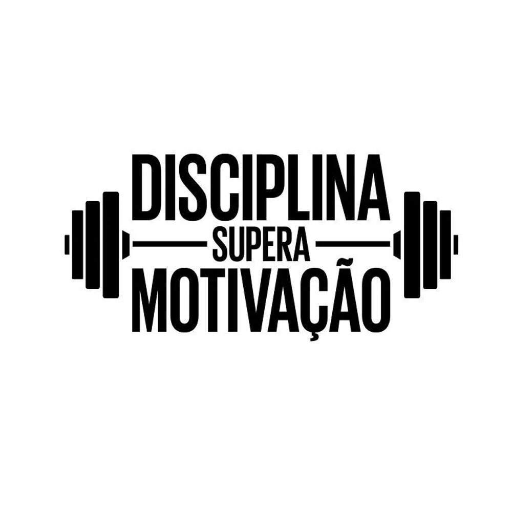 Adesivos de Parede Academia Disciplina Supera Motivação-Pequeno 24x48cm - 2