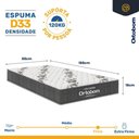 Ver mais imagens de Cama Box Baú com Colchão de Espuma D33 Ortobom Airtech 100 + Auxiliar Unique Solteiro 88cm