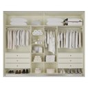Ver imagem 2 de Guarda Roupa Hanover 02 Pts Flutuantes 100 MDF com 1 Espelho - Mademarcs