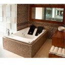 Ver imagem 1 de Banheira de Hidromassagem Ouro Fino Petra Dupla 1,90m x 1,20m x 47cm 290 Litros 06 Jatos