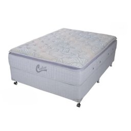 Cama Box Queen Castor Vitagel Super Luxo Pocket One Face 158x198x56 + Box Castor - 1