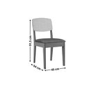 Ver imagem 2 de Conjunto: Mesa Sala Jantar Havana Tampo Curvo 180cm+6 Cadeiras Havana Naturale - Linho Capuccino -