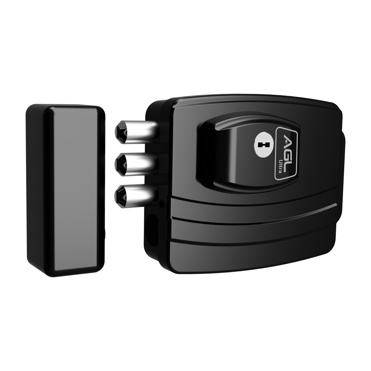 Fechadora ultra 42mm chave e-code preta AGL