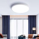 Ver imagem 3 de Luminaria Plafon Sobrepor Moderno Led 3 Tons Teto Sala Quarto Decoraçao Iluminação Escritorio Empres