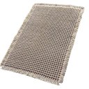 Ver imagem 3 de Tapete Antiderrapante Banheiro Waffle Bege 0,40x0,60m