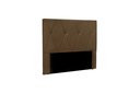 Ver imagem 2 de Cabeceira Casal Suede 140cm Aquilla Marrom