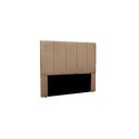 Ver imagem 2 de Cabeceira Solteiro Estofada Suede 90Cm Ravenna Bege