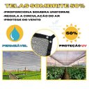 Ver imagem 2 de Sombrite 50% Hortas 2x5 Acabamento + Kit Instalação