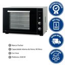 Ver imagem 2 de Forno Elétrico de Bancada Fischer Turbo Fast 80l com Air Convection e Air Fryer 220v 13687(15635)