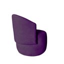 Ver imagem 2 de Kit 2 Poltronas Decorativa Beatriz Orgânica Veludo Roxo