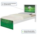Ver imagem 3 de Cama Solteiro Infantil 195x96cm para Quarto Personagens Copa Futebol K02 - D’Rossi