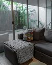 Ver imagem 4 de Manta Sofá/poltrona de Maxi Tricot 0,90x1,20m, Cor Cinza - Magma Cotton