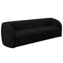 Ver imagem 7 de Conjunto Sala de Estar Sofá 252cm 3 Lugares e Poltrona Adam Veludo Preto G45 - Gran Belo Conjunto Ad