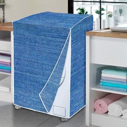 Capa Máquina de Lavar Flanelada Jeans Gg - 3
