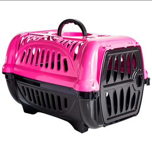 Caixa de transporte Pet - Jl Plast Rosa