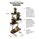 Ver imagem 3 de Floreira de Chão 5 Andares Minas Rústico