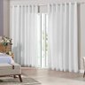 Cortina Bella Janela 4,20 x 2,50 cm Duplex Glam Brilho - Branco - 1