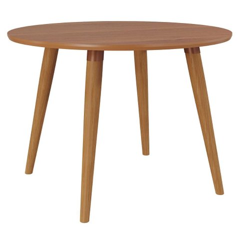 Mesa Redonda Dani Tampo em Mdf 110cm Madeira/cinamomo - 100% Mdf